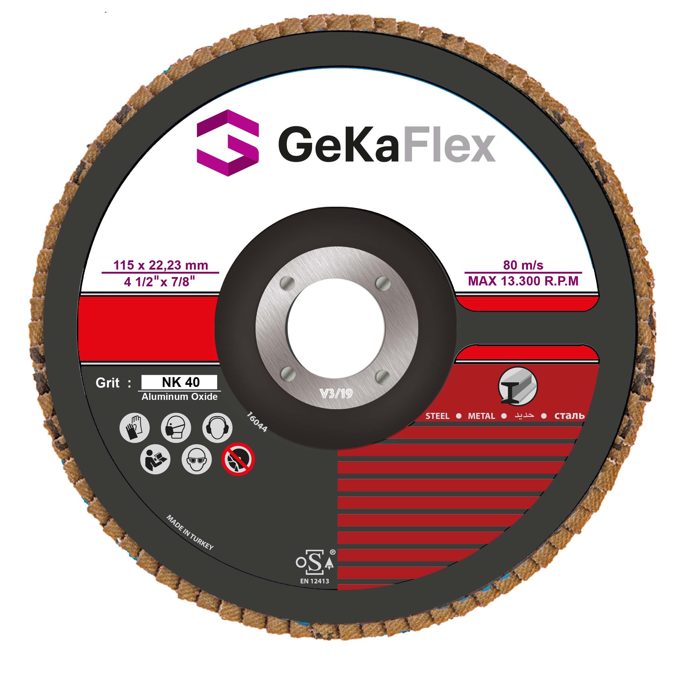 Aluminum Oxide Flap Discs Resim